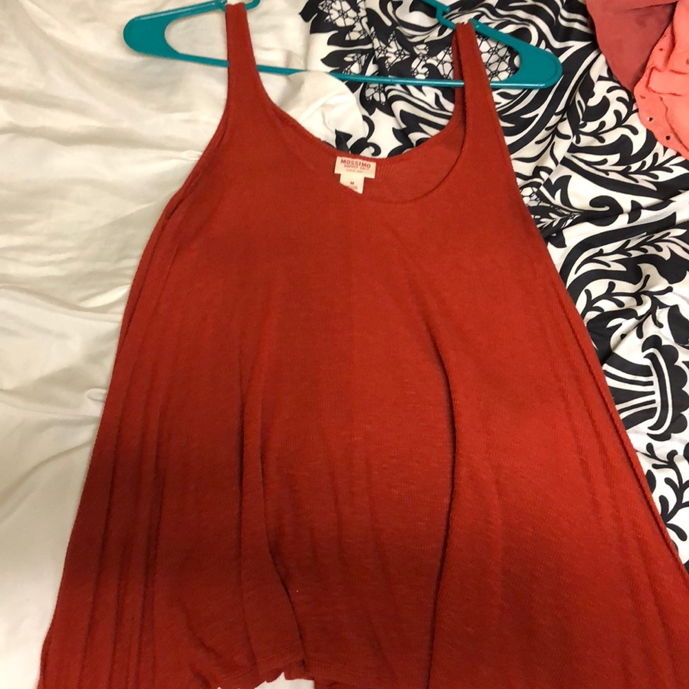 Autumn orange tank top